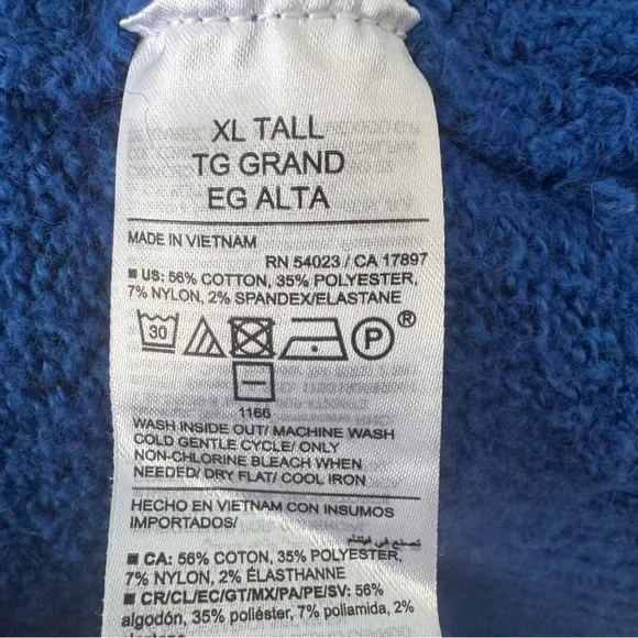 Old Navy Mock Neck Alpine Sweater in Catalyst Blue. Women’s XL TALL - Picture 8 of 11